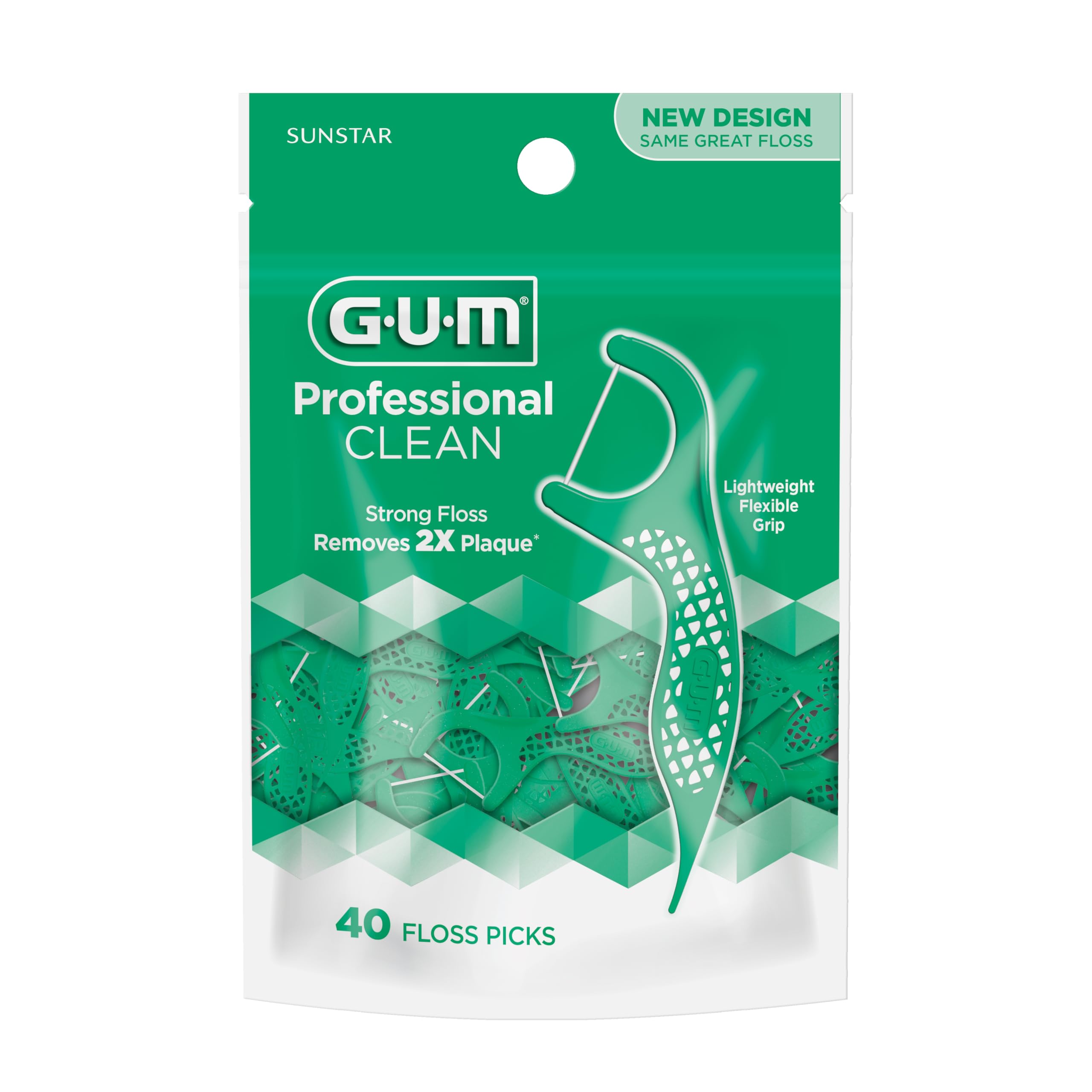 Amazon.co.jp: GUM プロフェッショナルクリーンフロスピック - 超強力